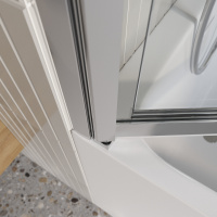 Душевая шторка на ванну BelBagno LUCE-VF-11-90/145-C-Cr - Gidratop.ru изображение