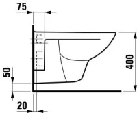 Подвесной унитаз Laufen Pro 8.2095.0.000.000.1 - Gidratop.ru изображение