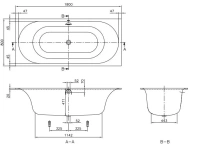 Ванна Villeroy&Boch CETUS UBQ170CEU2V-96, 170 x 75 см, star white - Gidratop.ru изображение