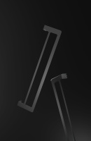 Полотенцедержатель двойной WONZON & WOGHAND, Черный матовый (WW-V2102-MB) - Gidratop.ru изображение