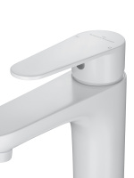 Смеситель для раковины WONZON & WOGHAND ALFA, Белый матовый (WW-A40202-MW) - Gidratop.ru изображение