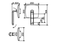 Косметическое зеркало Keuco iLook_move 17613 010000, с увеличением х5, хром - Gidratop.ru изображение
