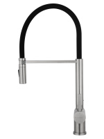 Смеситель для кухни с гибким изливом WONZON & WOGHAND, Брашированный никель (WW-88438003-BN) - Gidratop.ru изображение