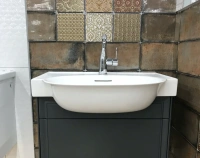 Тумба под раковину Laufen New Classic 117.5 х 31.5 х 67.5 см, 4.0605.2.085.627.1, подвесная, серый матовый - Gidratop.ru изображение