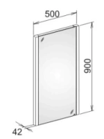 Зеркало Keuco Royal Reflex New 14296 001500 50x90x4.2 см со светодиодной подсветкой - Gidratop.ru изображение