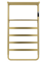 Полотенцесушитель электрический WONZON & WOGHAND DÜSSELDORF, Брашированное золото (WW-A208-BG) - Gidratop.ru изображение