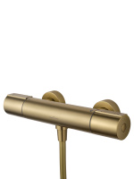 Смеситель для душа с термостатом WONZON & WOGHAND INN 2, Брашированное золото (WW-A2006-A-BG) - Gidratop.ru изображение