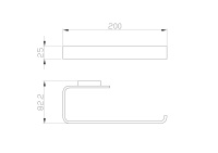 Кольцо для полотенец WONZON & WOGHAND LOTTE, Хром (WW-8313) - Gidratop.ru изображение