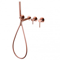 Смеситель ABBER Wasser Kreis AF8130RG для ванны скрытого монтажа, розовое золото - Gidratop.ru изображение