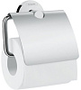 Держатель туалетной бумаги с крышкой Hansgrohe Logis Universal 41723000 - Gidratop.ru изображение