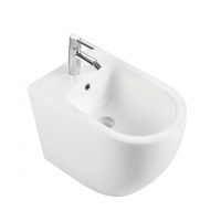 Биде ABBER Bequem AC1152 приставное белое - Gidratop.ru изображение