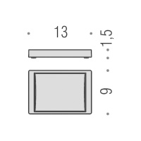 Colombo Look Мыльница настольная, цвет: хром - Gidratop.ru изображение