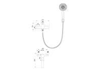 Смеситель для ванны с душем WONZON & WOGHAND FRAME, Брашированное золото (WW-88639010- BG) - Gidratop.ru изображение