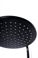 CZR-B-TDD-30-NOP Верхний душ круглый, диаметр 30 см, исполнение черный матовый - Gidratop.ru изображение