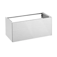 Тумба с раковиной Keuco Royal Reflex 34060 210000+34061 318001, фасад и корпус белый, 80*45*48,7 см - Gidratop.ru изображение