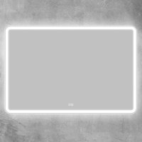 Зеркало с встроенным светильником, сенсорным выключателем и подогревом SPC-MAR-1200-800-LED-TCH-WARM, 12W, 220-240V, 1200x30x800 - Gidratop.ru изображение