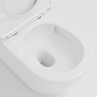 Унитаз-компакт Tornado Globo VT2-14T, белый, ультратонкое сиденье soft-close, P-trap - Gidratop.ru изображение