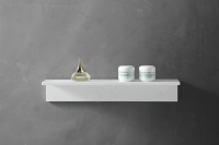 Полочка для ванной комнаты ABBER Stein AS1654 белая матовая - Gidratop.ru изображение