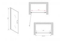 Душевая дверь ABBER Sonnenstrand AG04090M - Gidratop.ru изображение