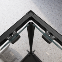 Душевой уголок BelBagno LUCE-A-2-90-C-NERO - Gidratop.ru изображение