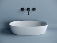 Умывальник чаша накладная овальная Element 600x380x140мм - Gidratop.ru изображение