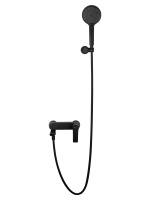 Смеситель для ванны с душем WONZON & WOGHAND BRILLIANT, Черный матовый (WW-88037079-MB) - Gidratop.ru изображение