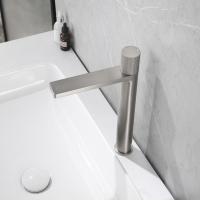 Смеситель ABBER Rund AF8711SP для накладной раковины, сатин - Gidratop.ru изображение