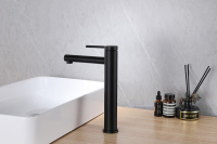 Смеситель ABBER Emotion AF8811B для накладной раковины, черный матовый - Gidratop.ru изображение