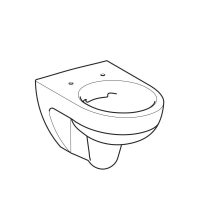 Подвесной унитаз Geberit Renova 203050000 Rimfree, безободковый - Gidratop.ru изображение