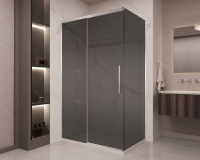 Душевой уголок Stella VSR-1ST9012CG, 1200*900, хром, стекло тонированное - Gidratop.ru изображение