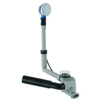 Слив-перелив Geberit 150.518.21.1 для ванны стандартный, полуавтомат хром - Gidratop.ru изображение