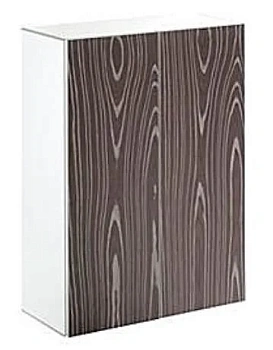 Шкаф средний Keuco Edition 100 10212 783302, корпус черный/фронт черный