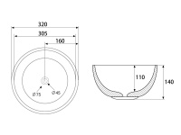 Раковина накладная ABBER Bequem AC2106MG серая матовая - Gidratop.ru изображение