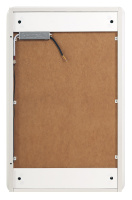 Зеркальный шкаф с одной распашной дверцей, с двумя стеклянными полками, со встроенной подсветкой и сенсорным выключателем SPC-MAR-500/800-1A-LED-TCH, 12W, 220-240V, 500x800x150 - Gidratop.ru изображение