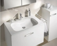 Тумба под раковину Keuco Royal Universe 32790 210001 подвесная 50 см, белый глянцевый, петли слева - Gidratop.ru изображение