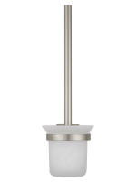 Туалетный ершик в комплекте WONZON & WOGHAND POLO, Брашированный никель (WW-8919-BN) - Gidratop.ru изображение