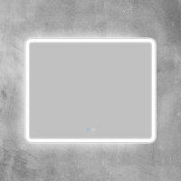 Зеркало со встроенной подсветкой, голосовым управлением и подогревом SPC-MAR-1000-800-LED-TCH-SND, 12W, 220-240V, 1000x30x800 - Gidratop.ru изображение