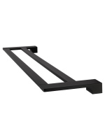 Полотенцедержатель двойной WONZON & WOGHAND ECLIPSE, Черный (WW-9111-BL) - Gidratop.ru изображение