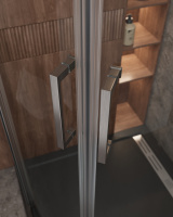 Душевой уголок CEZARES MOLVENO-R-2-100-C-GM-IV - Gidratop.ru изображение