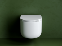 Подвесной унитаз Ulma безободковый, смыв торнадо - Gidratop.ru изображение