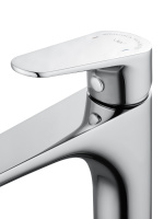 Смеситель для раковины высокий WONZON & WOGHAND BALANCE, Хром (WW-051124-CR/L) - Gidratop.ru изображение