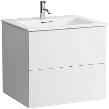 Тумба c раковиной Laufen Kartell подвесная 60 см, цвет белый матовый, 8.6033.3.640.104.1