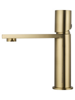 Смеситель для раковины WONZON & WOGHAND, Брашированное золото (WW-101-BG) - Gidratop.ru изображение