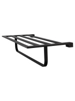 Полотенцедержатель с полкой WONZON & WOGHAND ECLIPSE, Черный (WW-9181-BL) - Gidratop.ru изображение