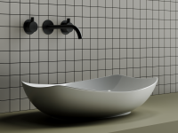 Умывальник чаша накладная овальная Element 560x400x155мм - Gidratop.ru изображение