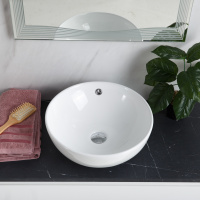 Раковина накладная керамическая круглая BB1077 - Gidratop.ru изображение