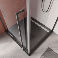 Душевой уголок Cezares LINER-AH-1-120/90-C-GM-R - Gidratop.ru изображение