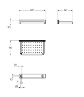 MAXIMA CZR-F-8919A Мыльница, 520x330x240 - Gidratop.ru изображение