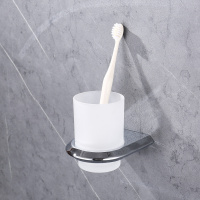 Стакан для зубных щеток ABBER Nord AA1556 хром - Gidratop.ru изображение