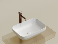 Умывальник чаша накладная прямоугольная Element 500x359x145мм - Gidratop.ru изображение